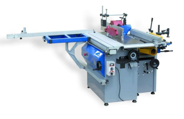 Jean l'ébéniste - COMB305 Combinée 5 opérations - Largeur 305 mm - chariot ras de lame - inciseur.