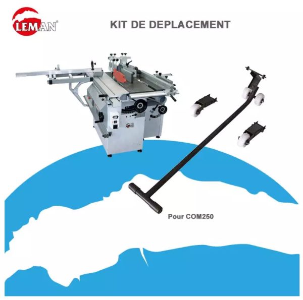 LEMAN - Kit de déplacement pour Combinée à Bois COM250