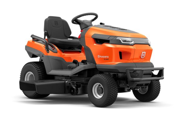 Tondeuse autoportée Husqvarna TS 220T à 2 cylindres avec éjection latérale 19.5 CV - 108CM